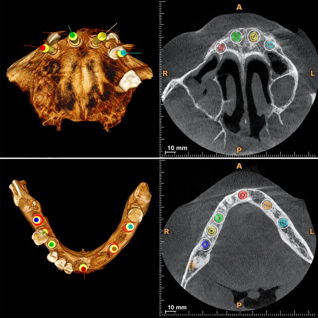 3D CBCT guided implant surgical planning